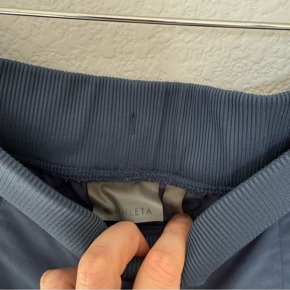 Athleta Navy Blue Jogger Pants Size 4 - Picture 3 of 6